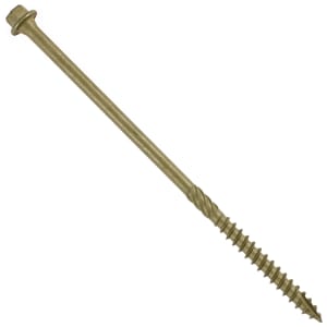 Product image for Timco In-dex Timber Screws Hex Green 6.7 x 125mm 50 Pack