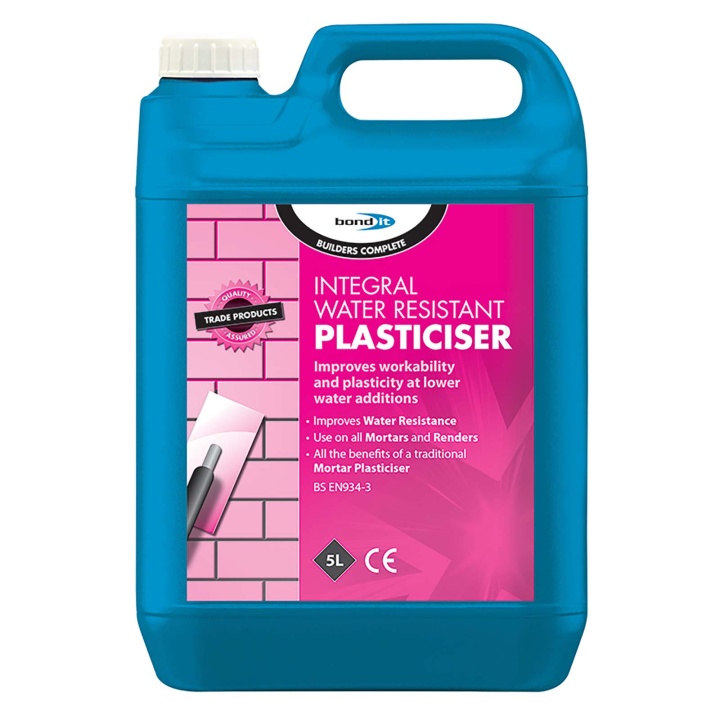 Product image for Bond It Integral Water Resistant Plasticiser - 5L