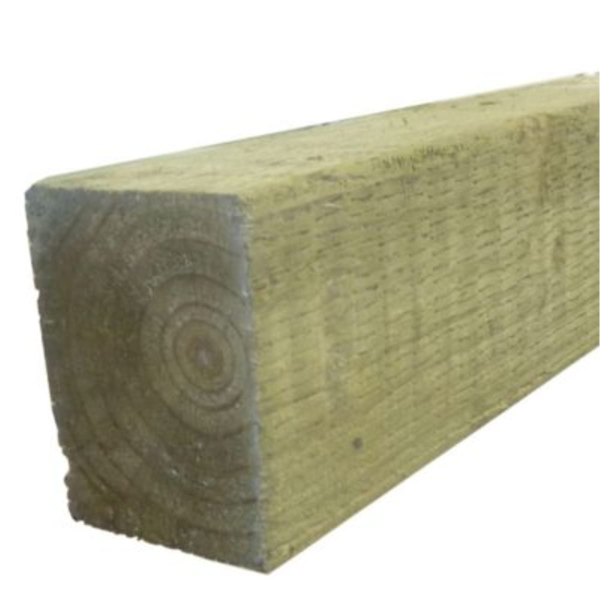 Product image for Treated Incised UC4 Fence Post Green 75 X 75 X 2400mm