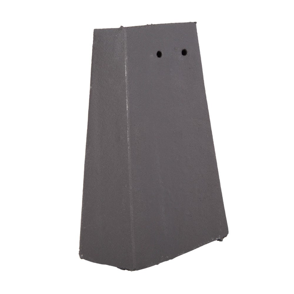 Product image for Marley External Angle Tile Concrete Left Hand Smooth Grey 90° 267mm X 167mm