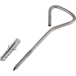 Product image for Stainless Steel Screw-In Wallstarter Tie 130mm