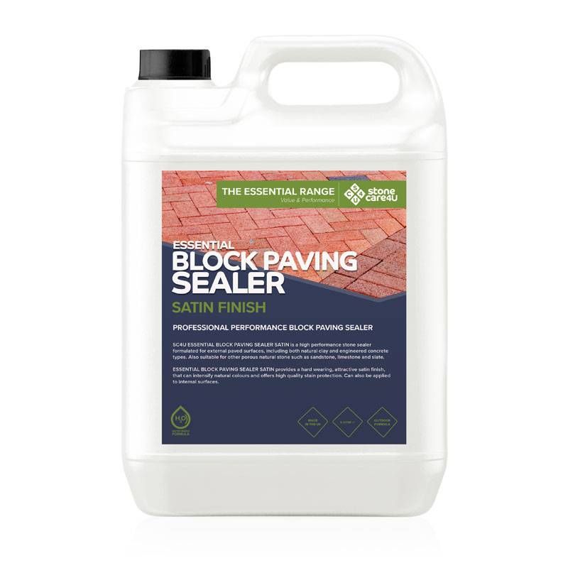 Product image for Essential Block Paving Sealer Satin Finish 5L