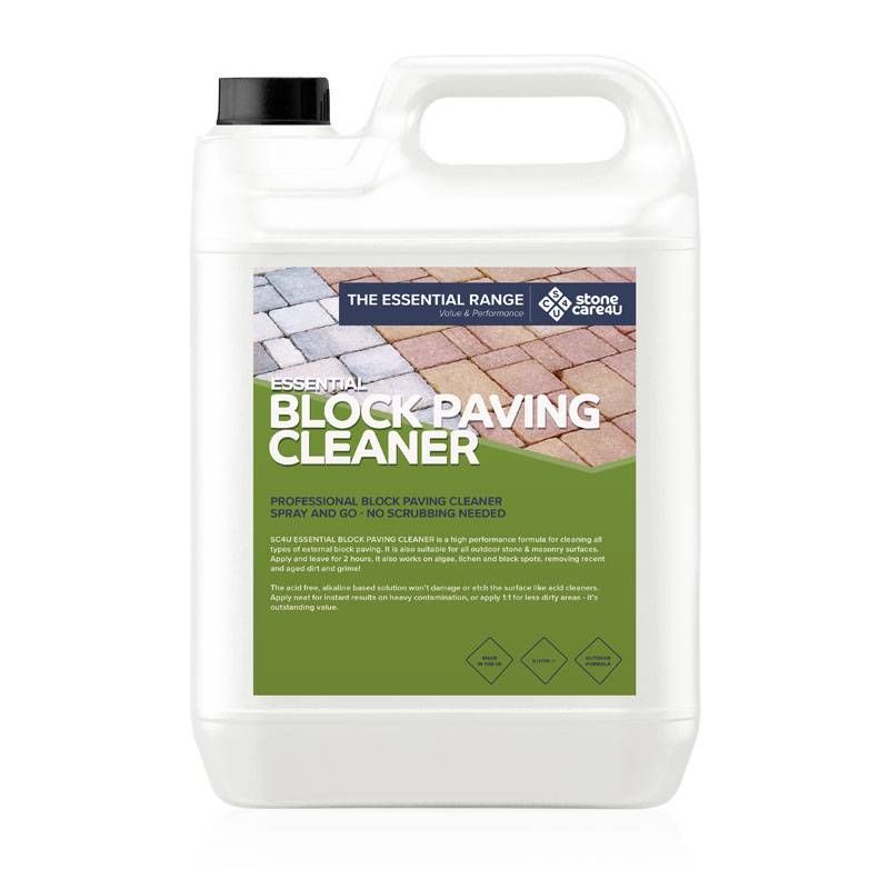 Product image for Essential Block Paving Cleaner 5L