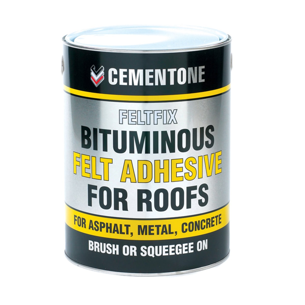 Product image for Bostik Bituminous Felt Adhesive For Roofs 5.0L Black