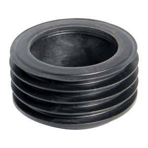 Image of FloPlast 110mm Black Universal Rainwater Underground Drainage Adaptor