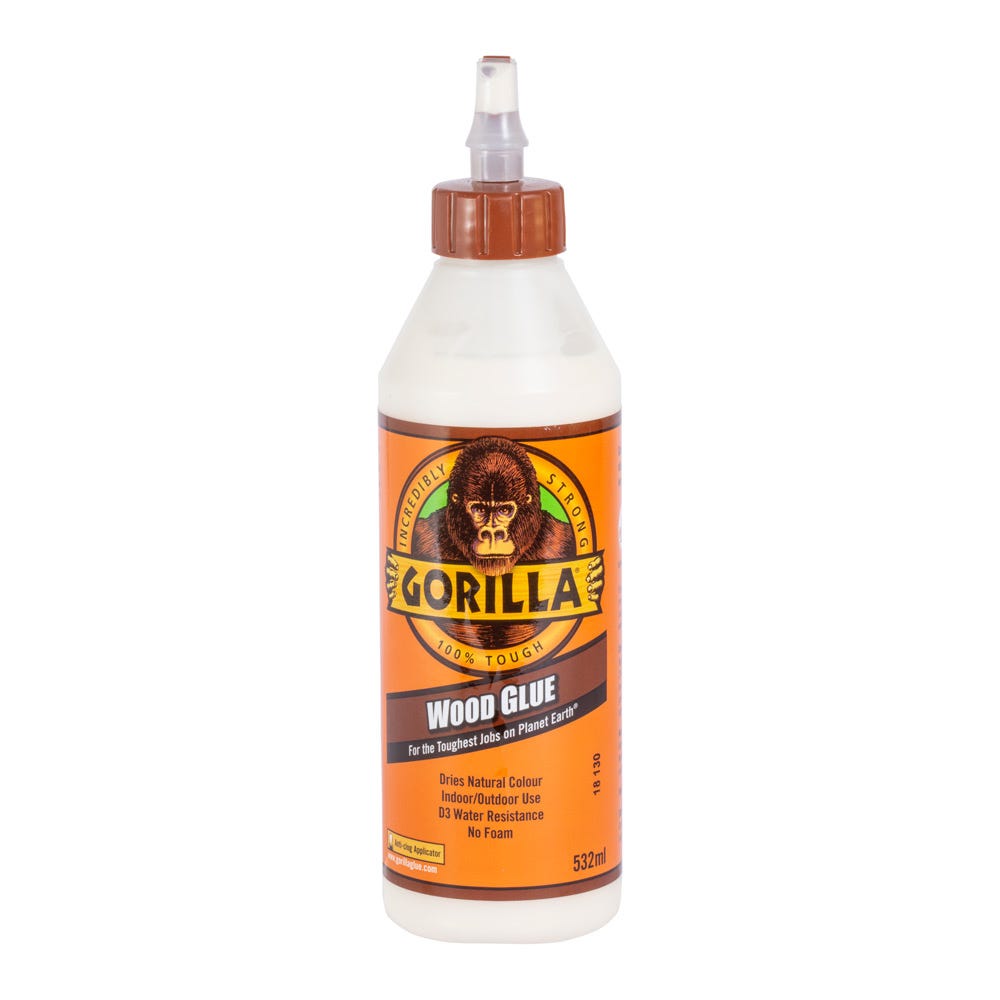 Product image for Gorilla Glue Wood Glue PVA 532ml