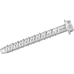 Product image for Rawlplug R-LX Zinc Plated Concrete Screw Anchor 7.5 x 75mm