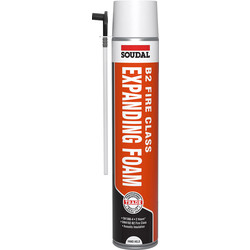 Product image for Soudal B2 Fire Rated Expanding Foam Hand Held 750ml