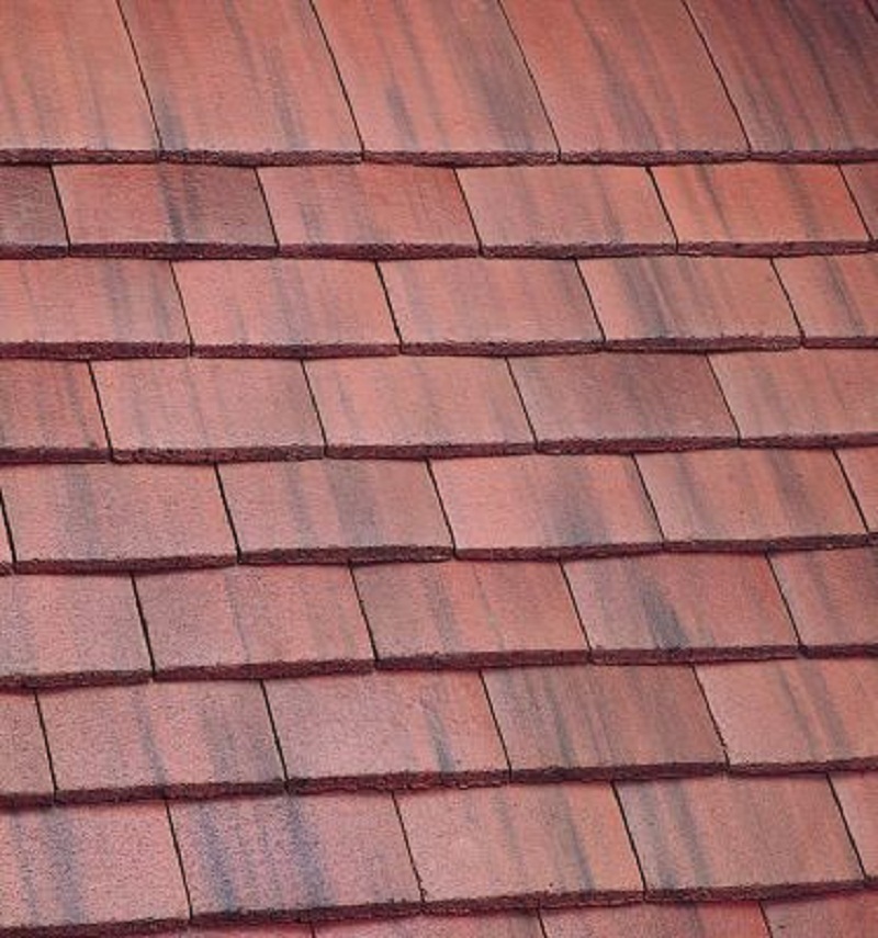 Product image for Marley Plain Roof Tile Old English Dark Red