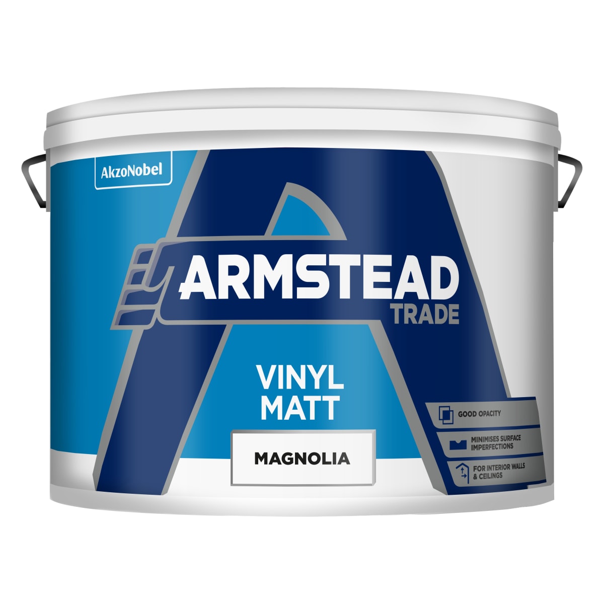 Product image for Armstead Trade Vinyl Matt 10L Magnolia