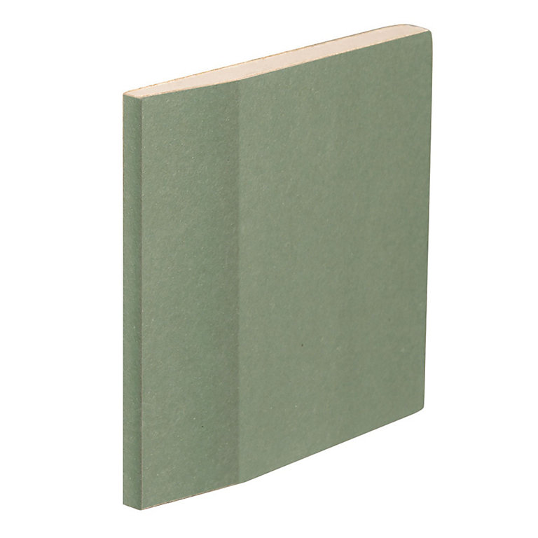 Product image for Gyproc Moisture Resistant Plasterboard Tapered Edge 2400 x 1200 x 12.5mm