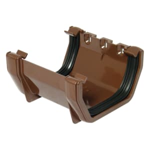 Product image for FloPlast Brown Square Union Bracket (Dia) 114mm