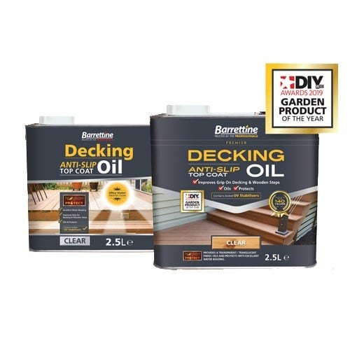 Image of Barrettine 2.5L Clear Anti-slip Decking Oil