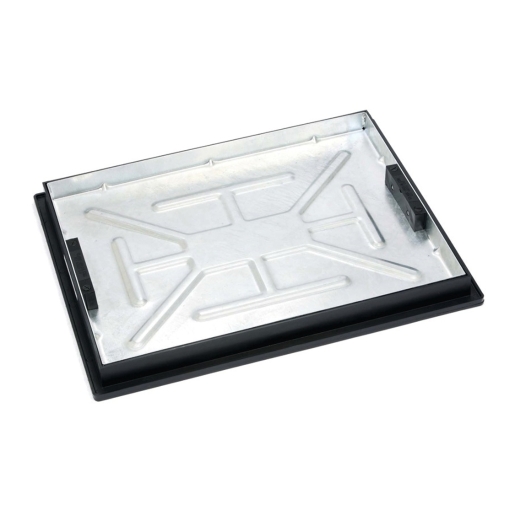 Product image for 600mm x 450mm 5T Recessed Manhole Cover & Frame Concrete Infill