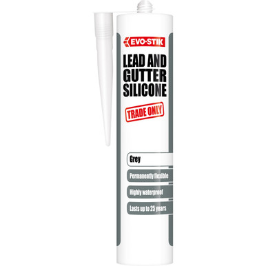 Product image for Evo-Stik Lead & Gutter Silicone Grey 290ml