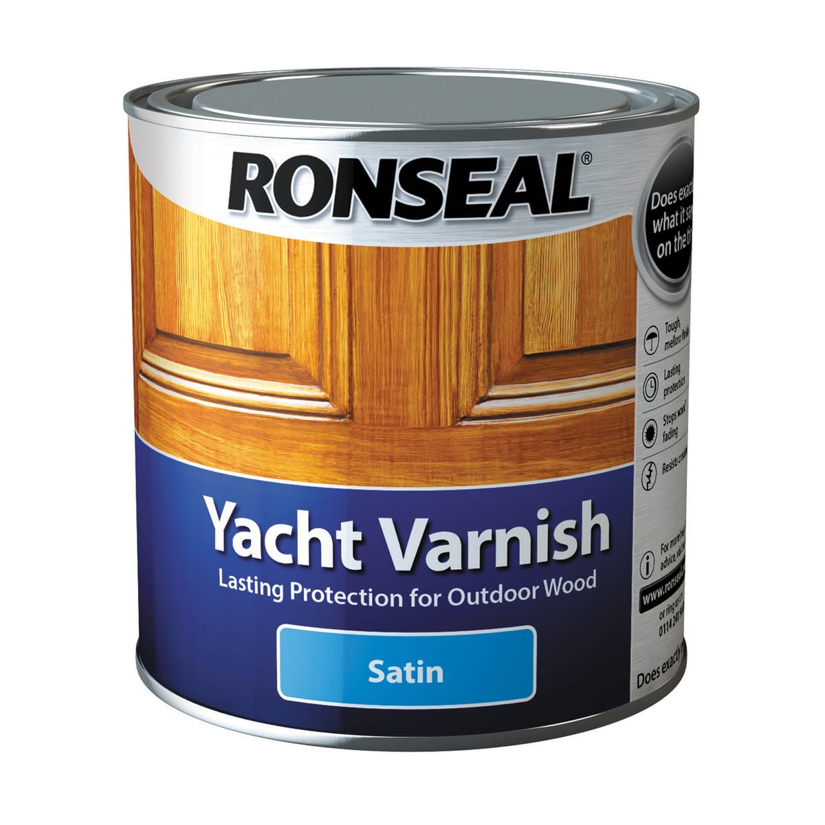 Product image for Ronseal Yacht Varnish 1 Litre Satin