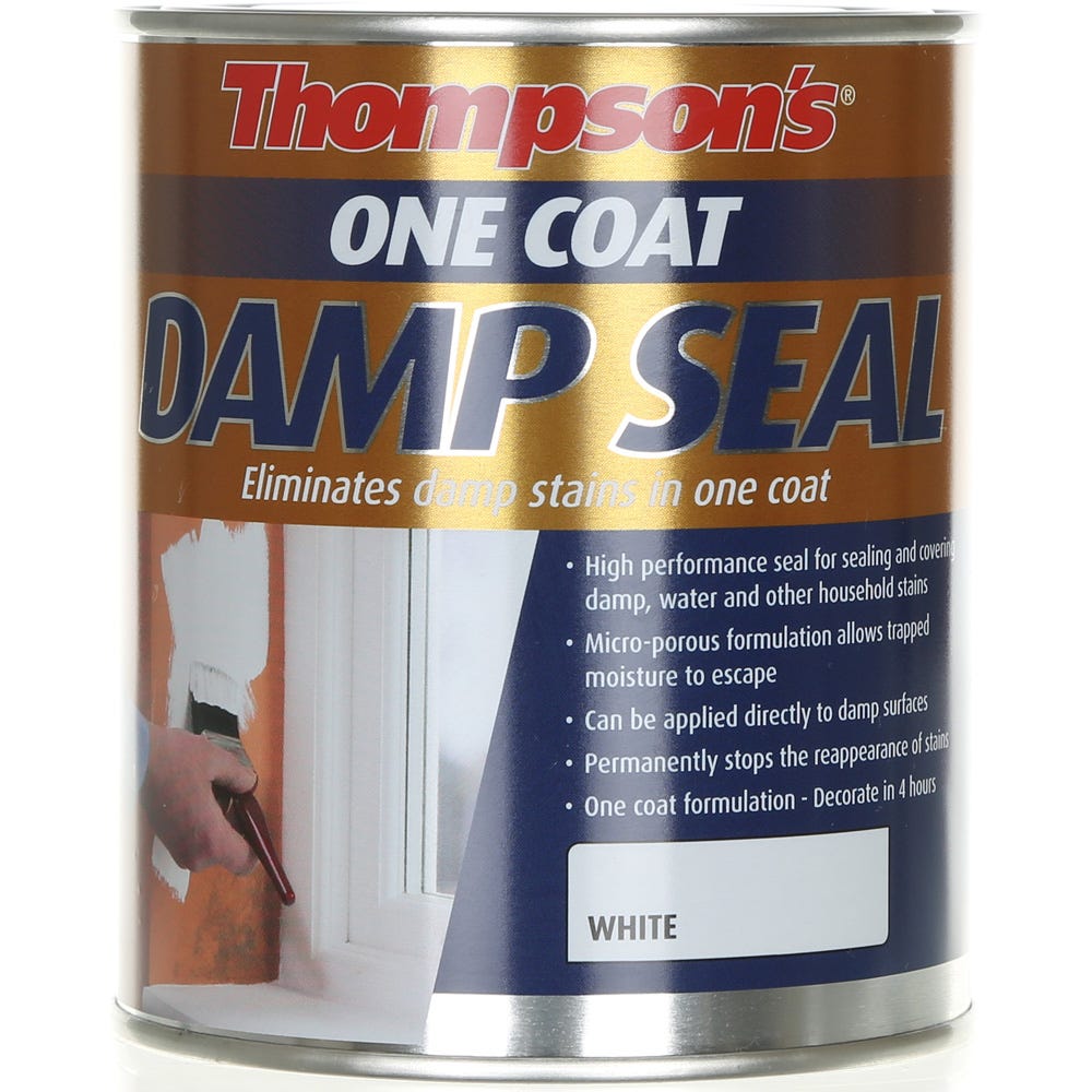 Product image for Thompson's One Coat Damp Seal 750ml White