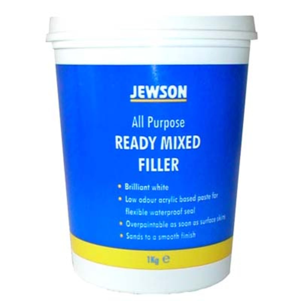 Product image for All Purpose Ready Mixed Filler 1kg White