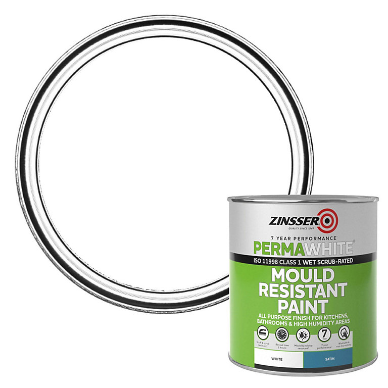 Product image for Zinsser Perma-white Interior Paint 1 Litre Satin