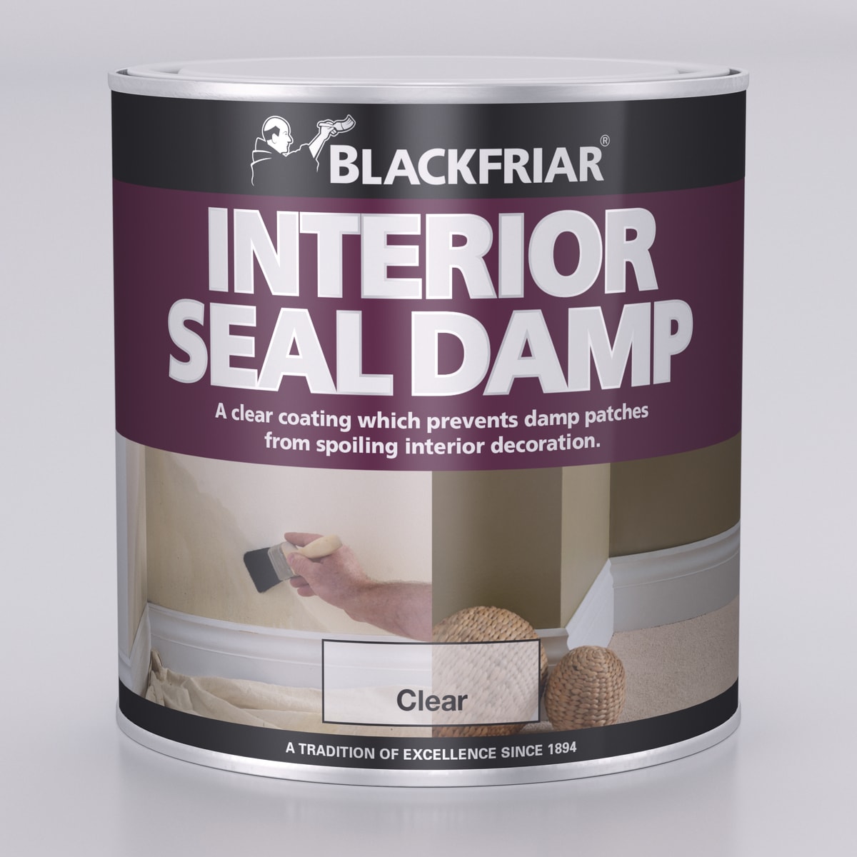 Product image for Blackfriar Interior Seal Damp 1 Litre Clear
