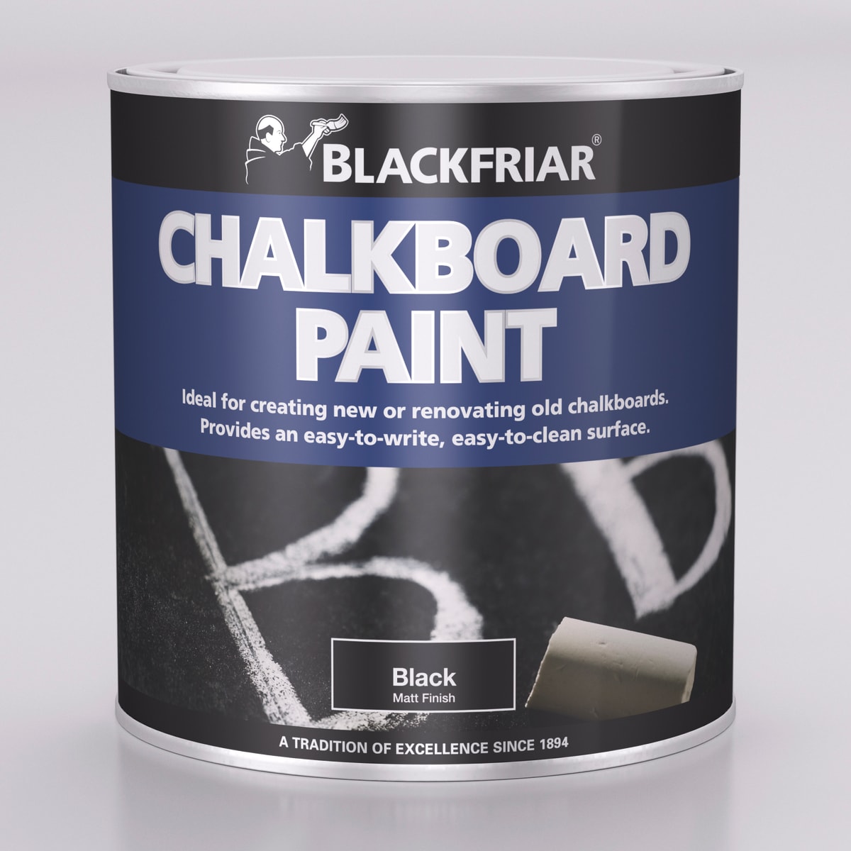 Product image for Blackfriar Chalkboard Paint 1 Litre Black