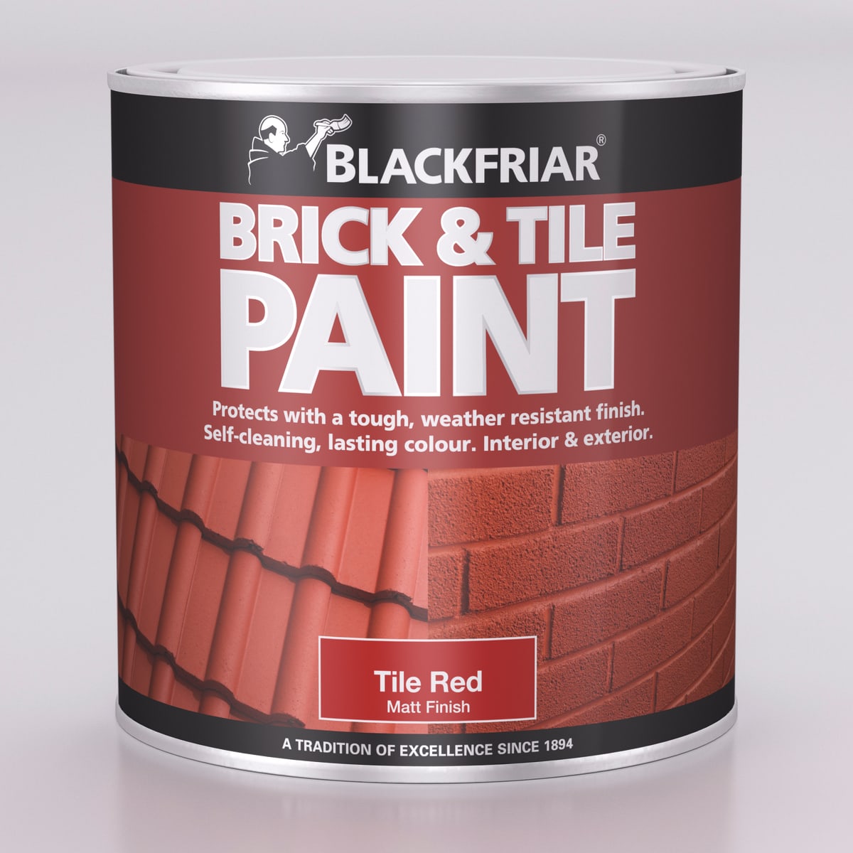 Product image for Blackfriar Brick And Tile Paint 1 Litre Red
