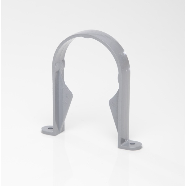 Product image for Polypipe 68mm Round Downpipe Bracket Grey