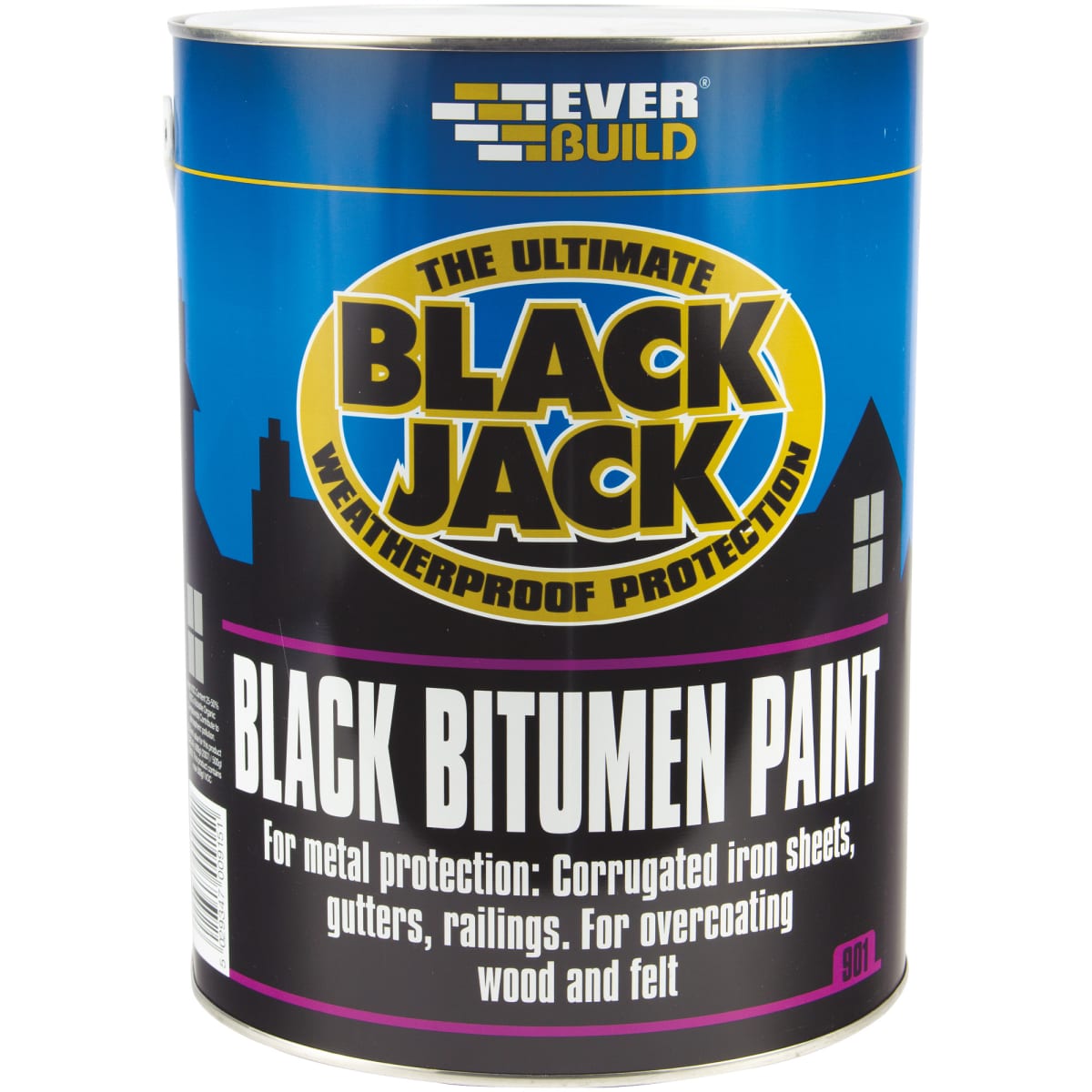 Image of Everbuild 901 Black Jack Bitumen & Flashing Primer 2.5L