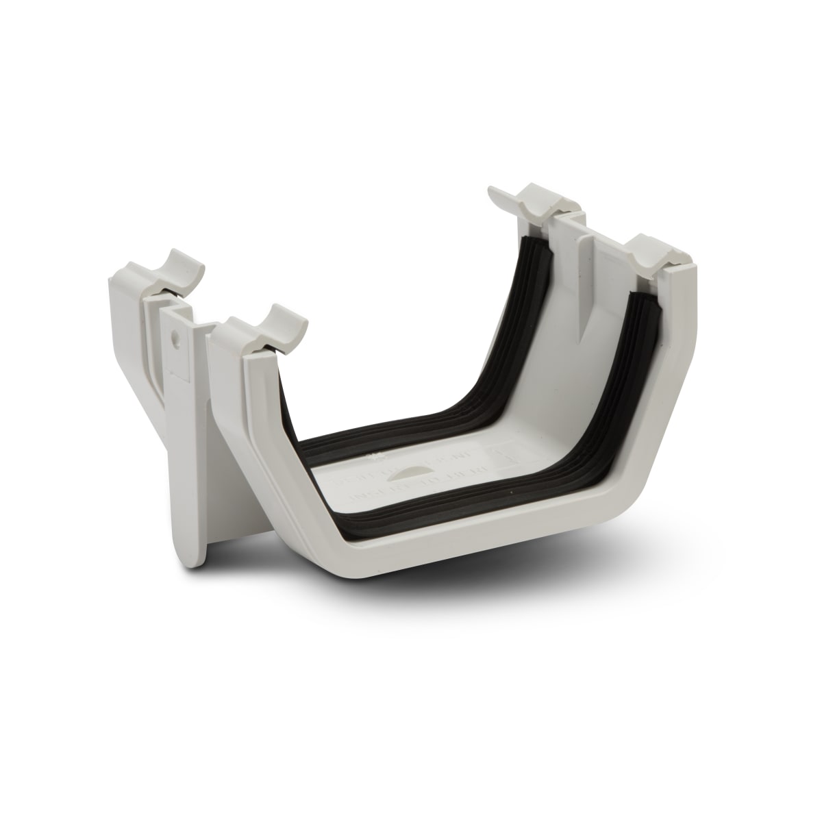 Product image for Polypipe Rainwater Drainage Square Union Bracket 112mm White