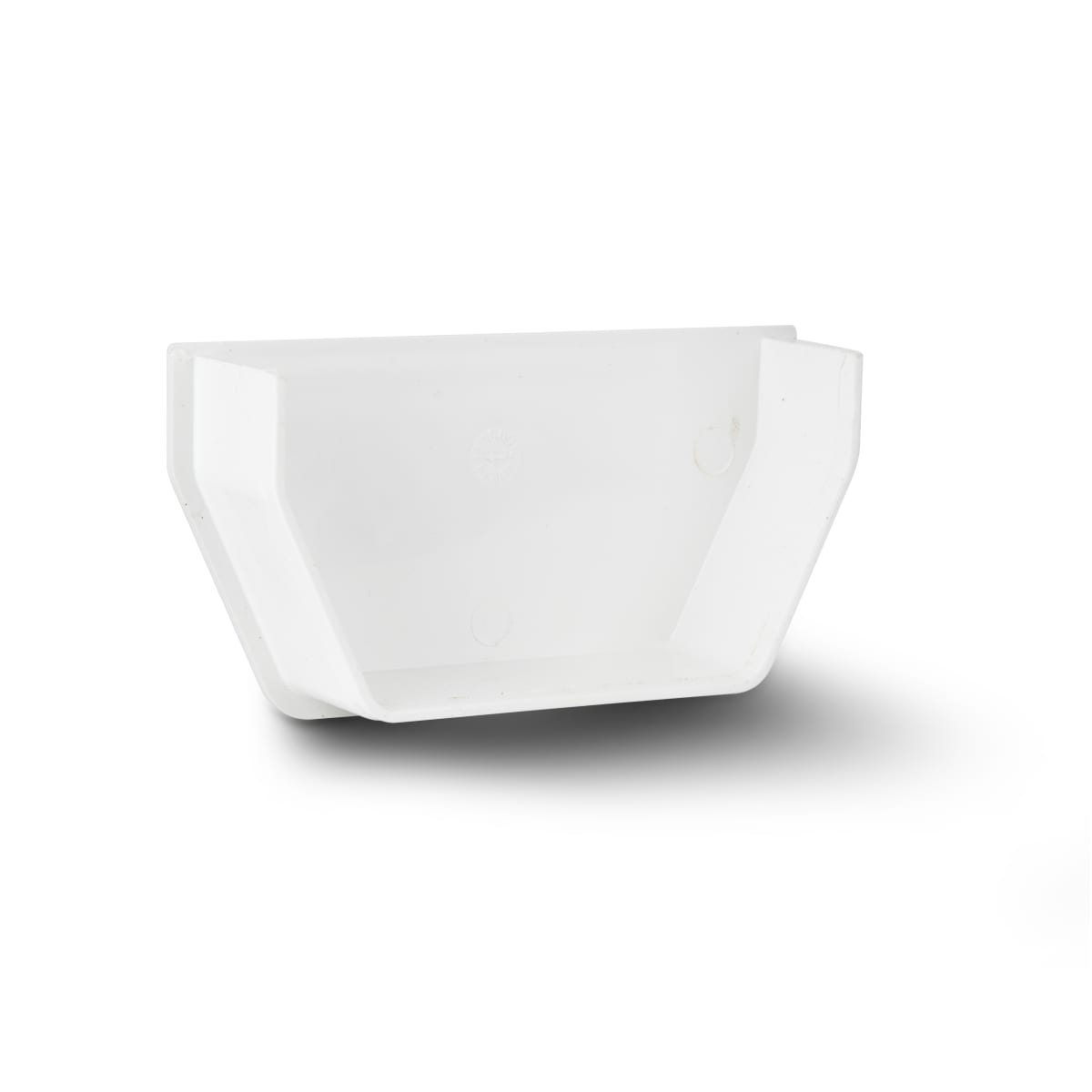Image of Polypipe Rainwater Drainage Square Internal Stop End 112mm White