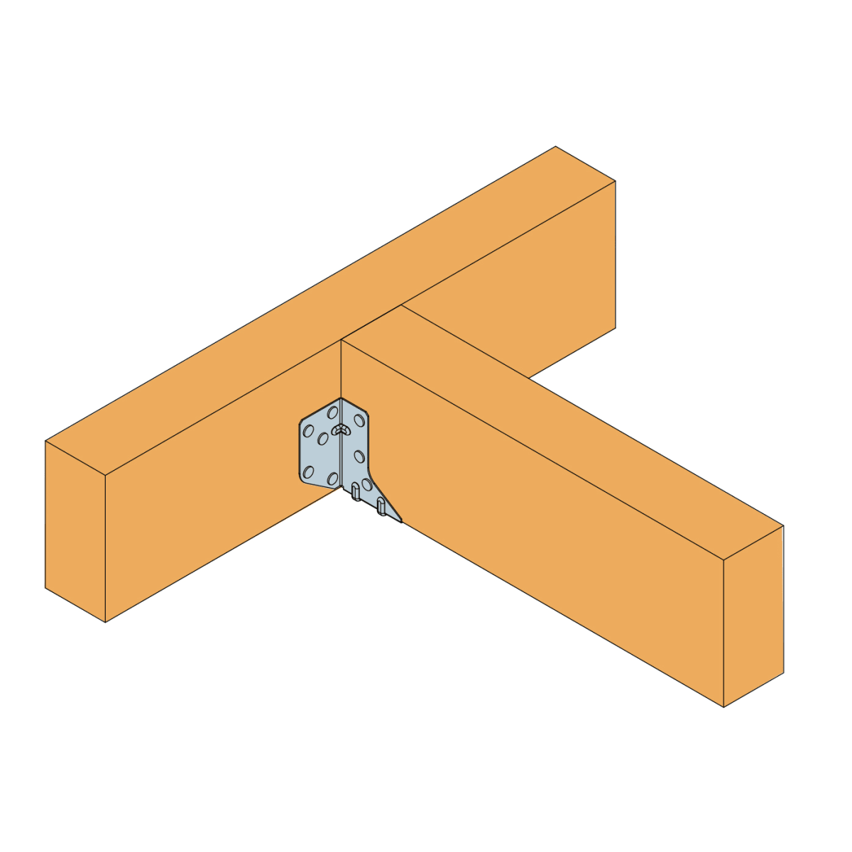 Product image for Simpson Strong-tie Mini Joist Hanger 47mm