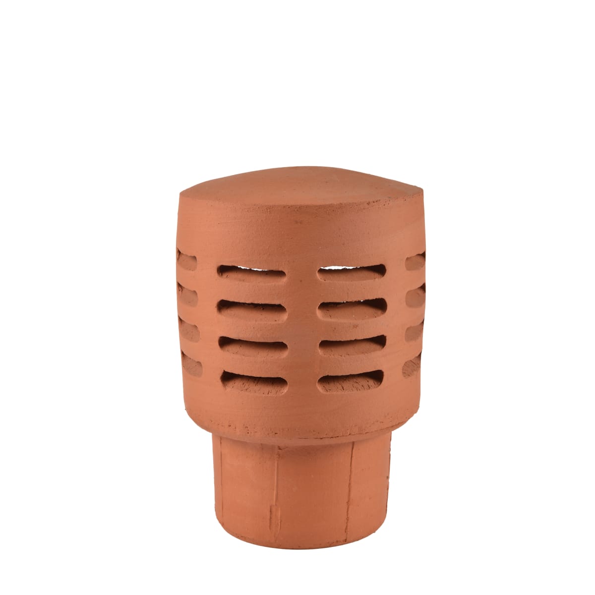 Product image for Hepworth Terracotta Stell 125 Gas Terminal 345 X 180mm Red