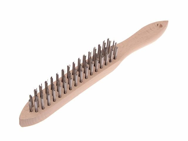 Image of Faithfull Heavy-duty Scratch Brush 3 Row