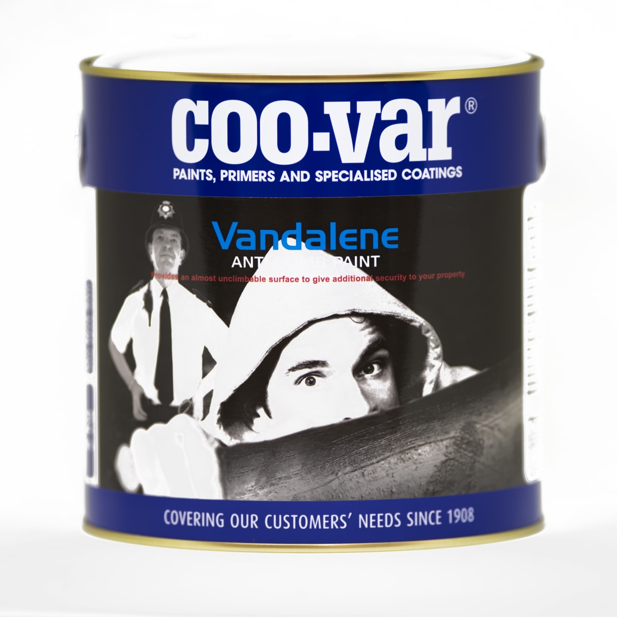 Product image for Coo-var Vandalene Anti-climb Paint 2kg Black