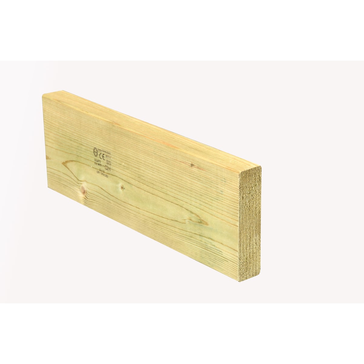 Product image for Kiln Dried C24 Regularised Treated Timber 47 X 175mm X 6m