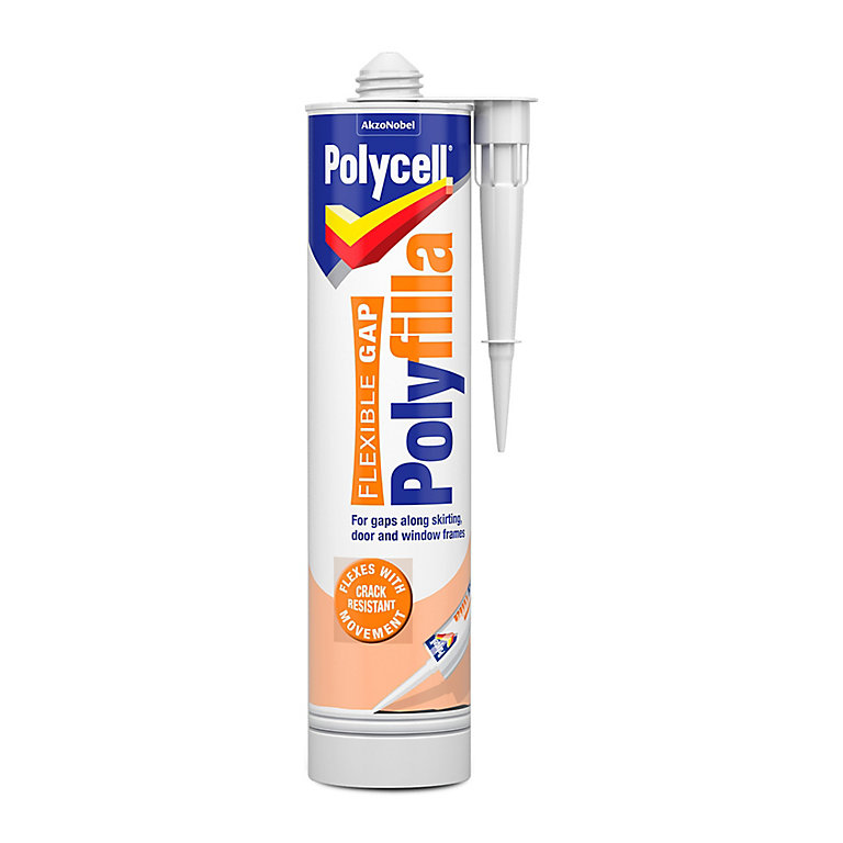 Product image for Polycell Polyfilla White Decorators caulk 290ml