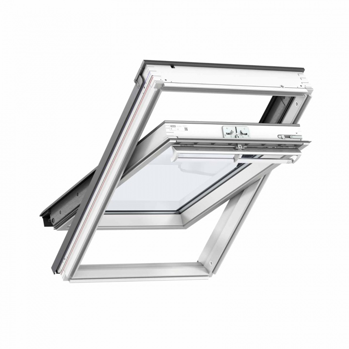 Product image for Velux  GGL FK06 2070 White Painted Centre Pivot Roof Window 660 x 1180mm