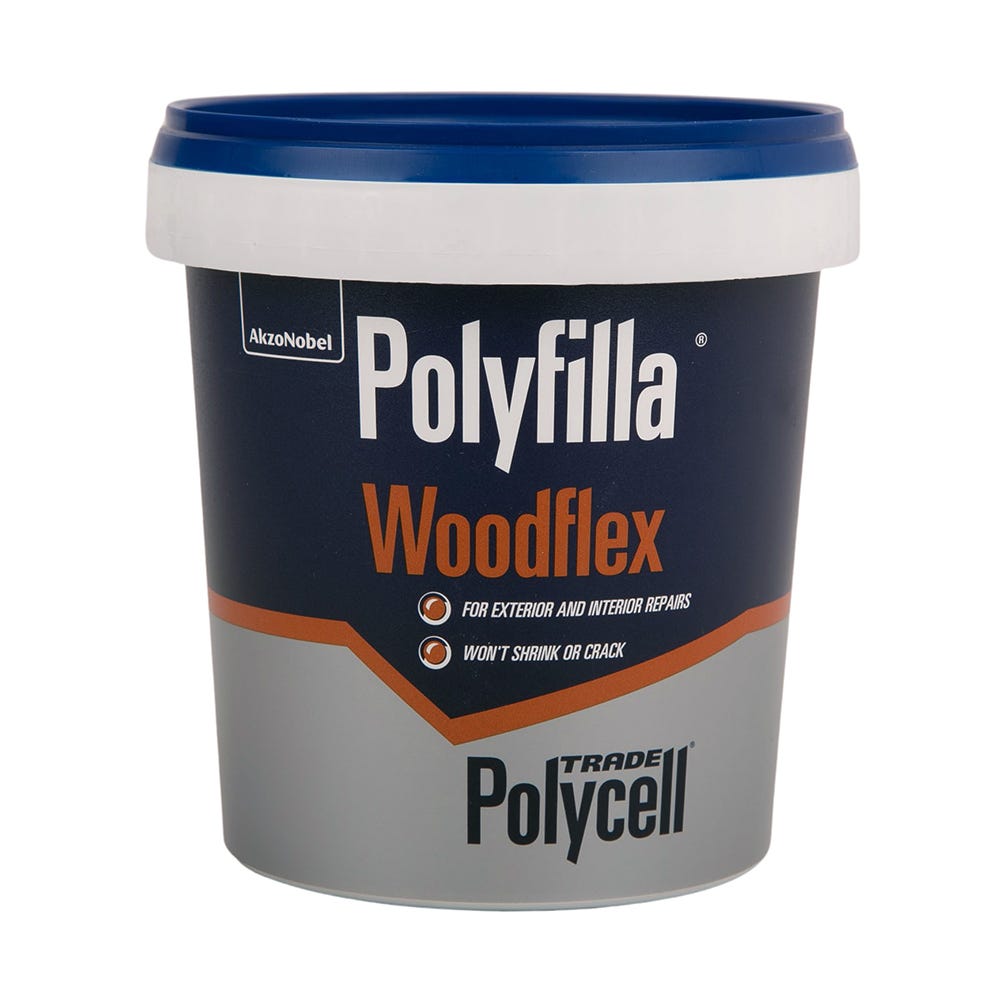 Product image for Polycell Trade Polyfilla Woodflex Ready Mix Wood Filler 600ml