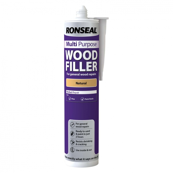Product image for Ronseal Multi Purpose Wood Filler Natural 310ml