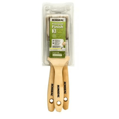 Product image for Ronseal Precision Finish Brush Pack Of 3