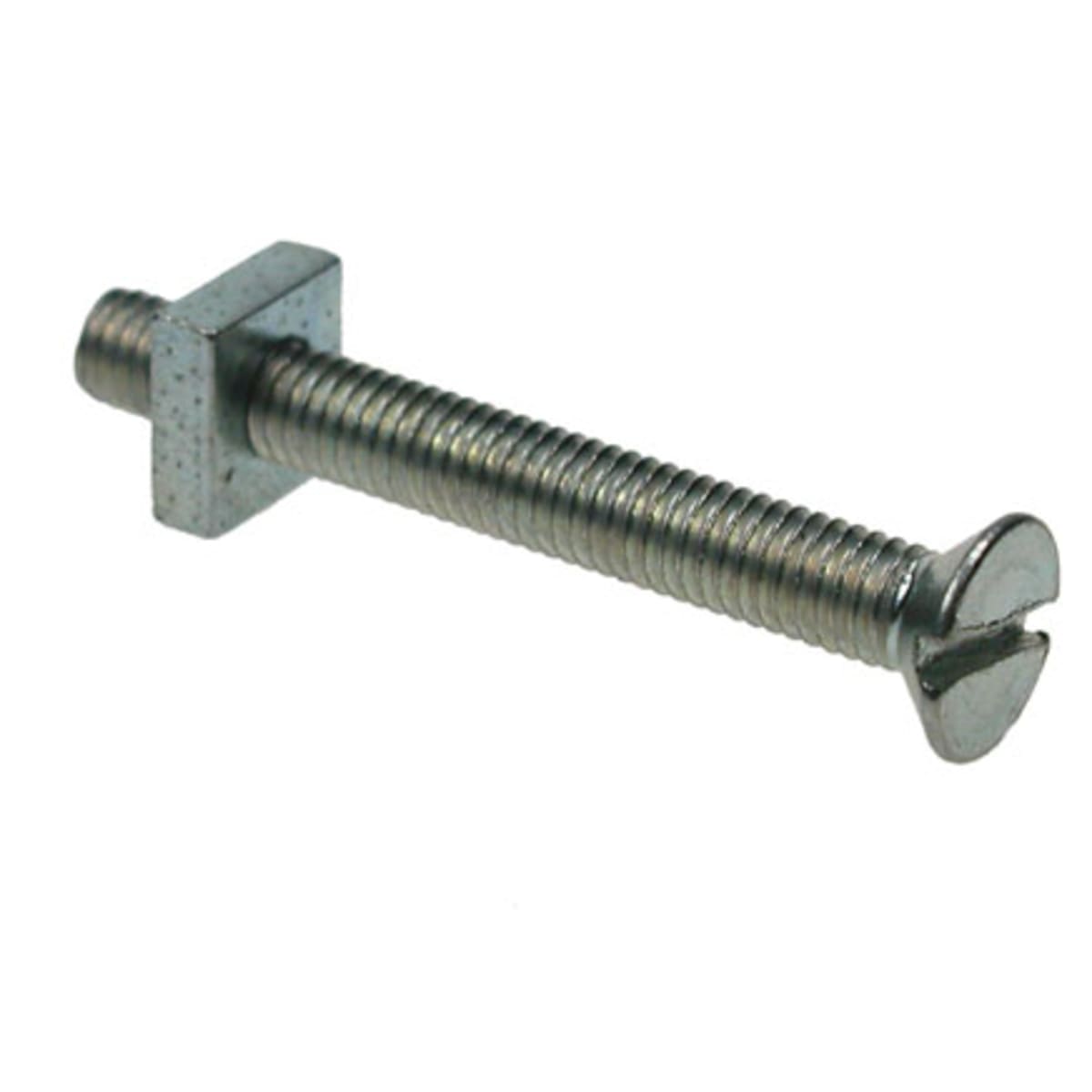 Product image for Gutter Bolt And Nut M6 X 30mm L Bright Zinc Plated