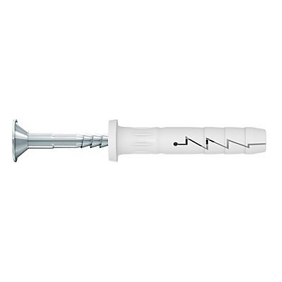 Product image for Rawlplug Phillips Countersunk Hammer fixing (Dia)6mm (L)60mm, Pack of 100