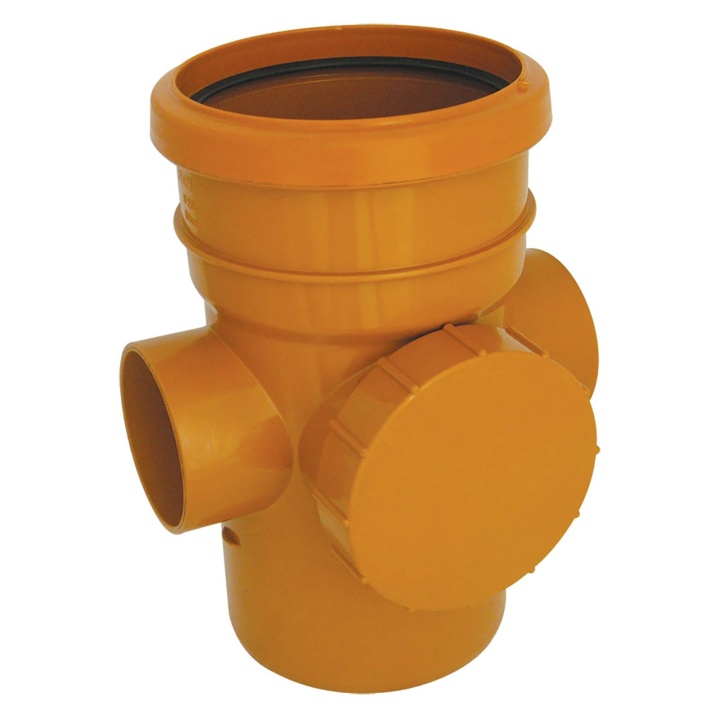 Image of FloPlast 110mm Underground Single Socket Access Pipe