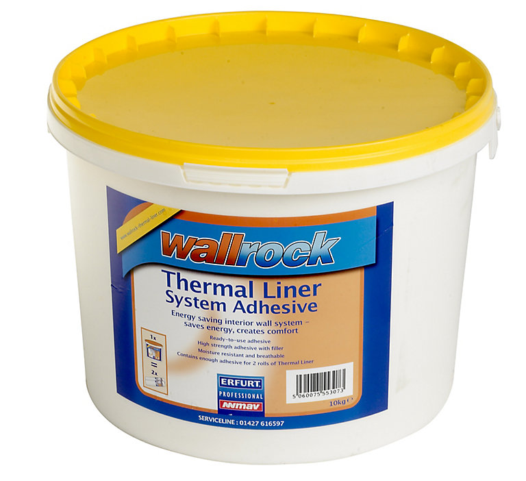 Product image for Erfurt Wallrock Ready mixed Thermal liner Adhesive 10kg