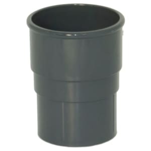 Product image for FloPlast Anthracite Grey 68mm Round Downpipe Socket