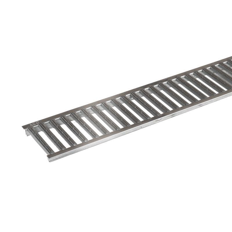 Product image for ACO Raindrain Grating Cover Galvanised Steel 1mtr