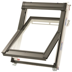 Product image for Keylite WCP 02 HT White Painted Centre Pivot Hi-Therm Roof Window - 550 x 980mm