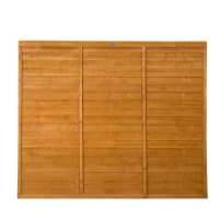 Product image for Forest Dip Treated Trade Lap Fence Panel 1.83 X 1.52m
