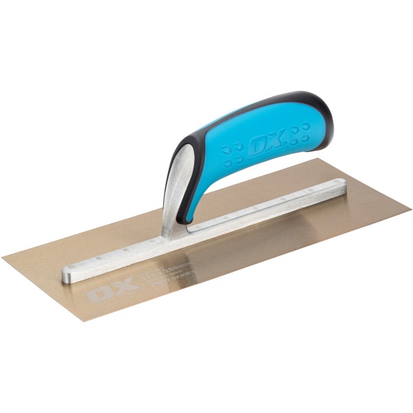 Product image for Ox Pro 114 x 280mm Stainless Steel Plasterers Trowel OX-P011011