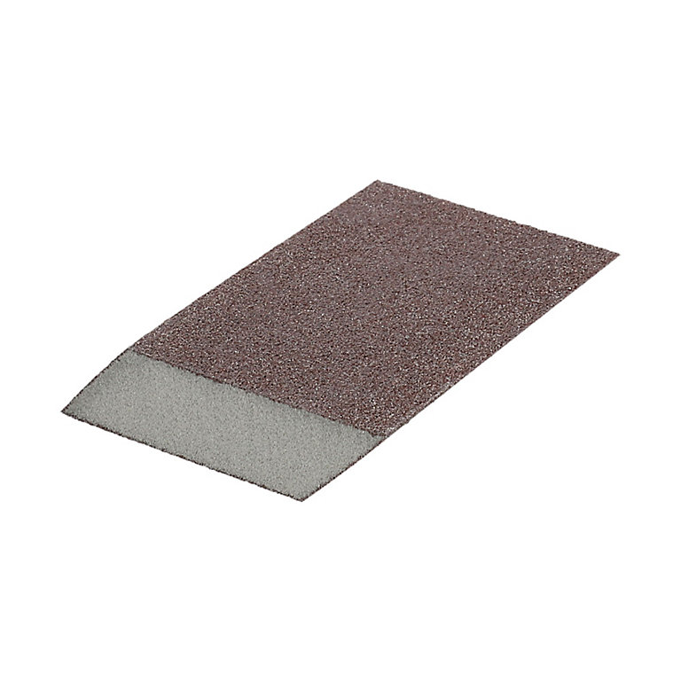 Product image for Norton Fine/Medium Dual-angled sanding sponge (L)125mm (W)75mm